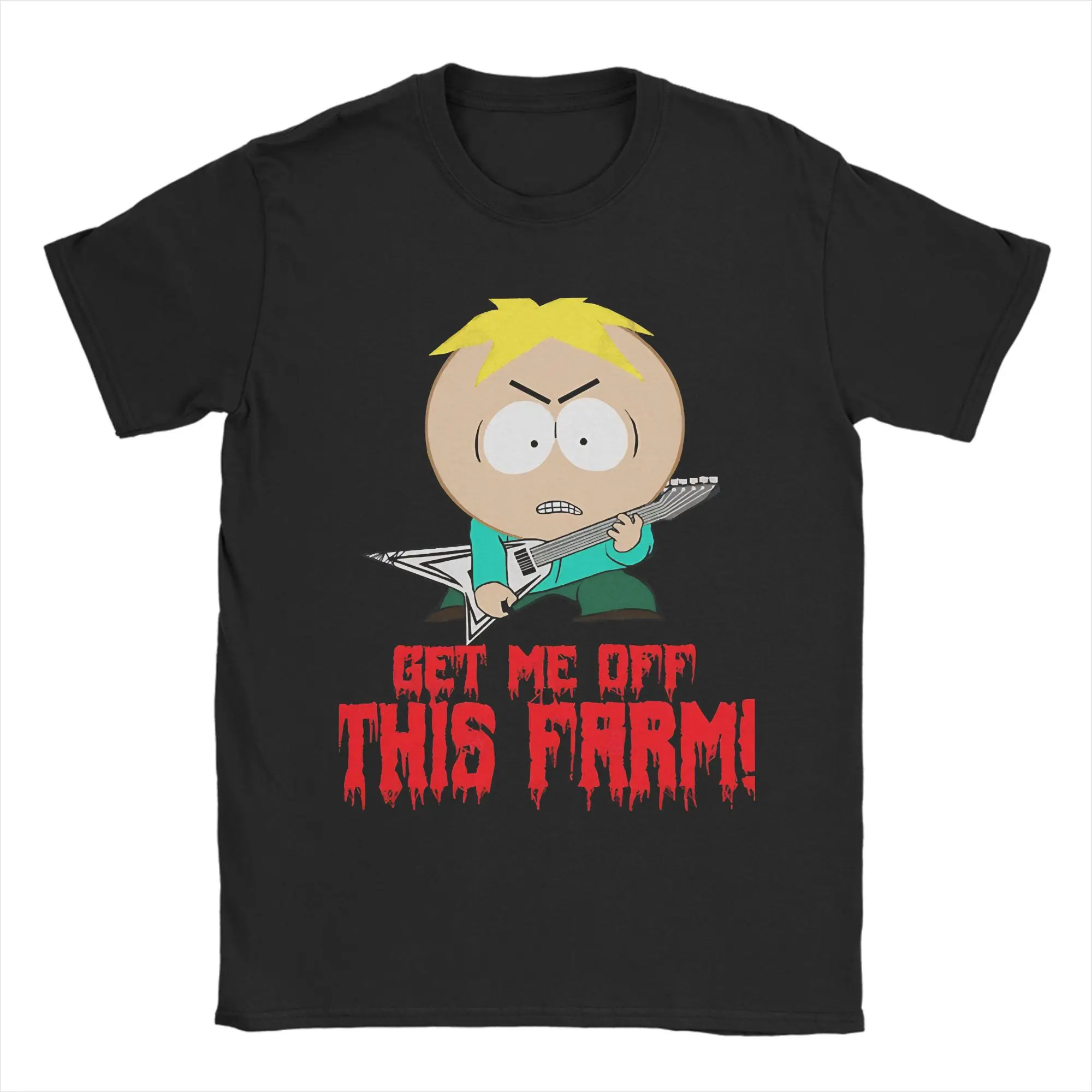 Classic Novelty Graphic 100% Cotton T-Shirt Southpark Tees Tops For Men view 4