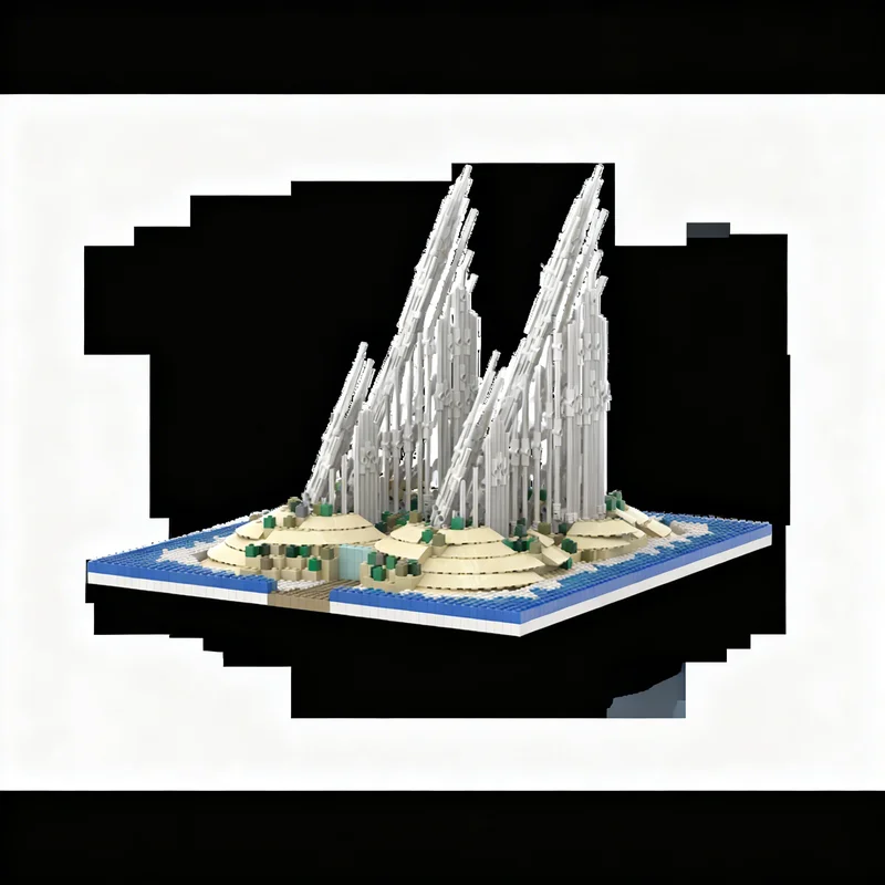 Art Craft Idea - 6991pcs MOC Creator Zayed National Museum