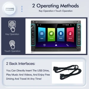 Rádio de carro para VW Volkswagen, Passat B5, MK4, MK5, SHARAN, Jetta, Bora, Polo, TRANSPORTE, T5, CITI, CHICO, CarPlay, Wi-Fi, BT, 7 polegadas, Android 13 12 principais vendas multimídia vw bora - №7