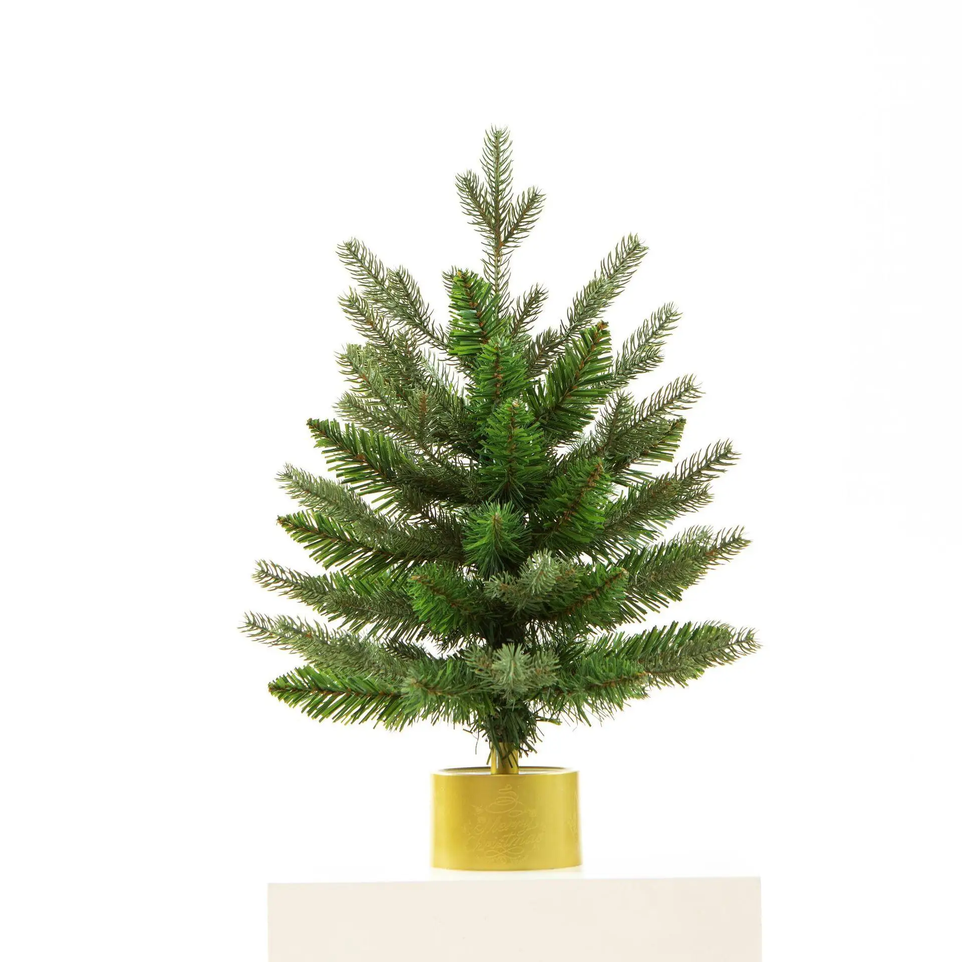 

Creative music box rotating music Christmas tree flocking mini naked tree suit with Christmas gift