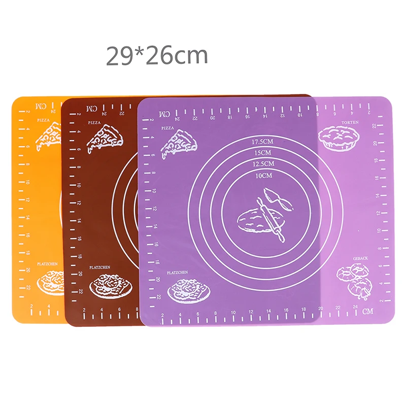 Non-Stick Silicone Mat Rolling Dough Liner Pad Pastry Cake Bakeware Paste
