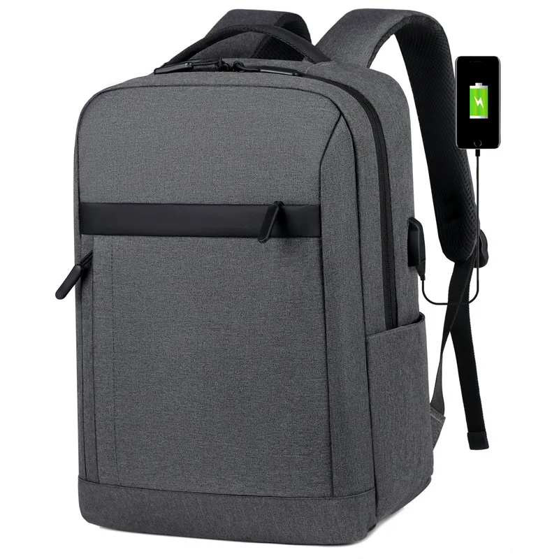 

New fashion shoulder notebook tablet computer bag 15 inch outdoor fashion business USB rechargeable computer bag