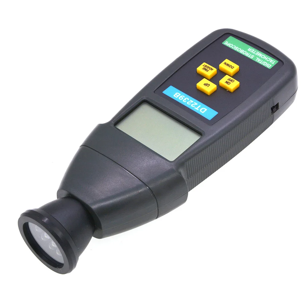 Motor Non-contact Tachometer Splash Screen Device Splash Frequency Digital Display Meter Speed Meter  Detector Strobe Meter