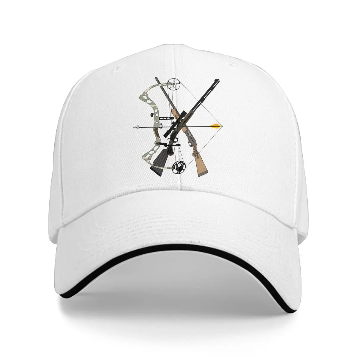 Archery Multicolor Hat Peaked Men's Cap Hunter Toys Weapons Hunter Personalized Visor Protection Hats