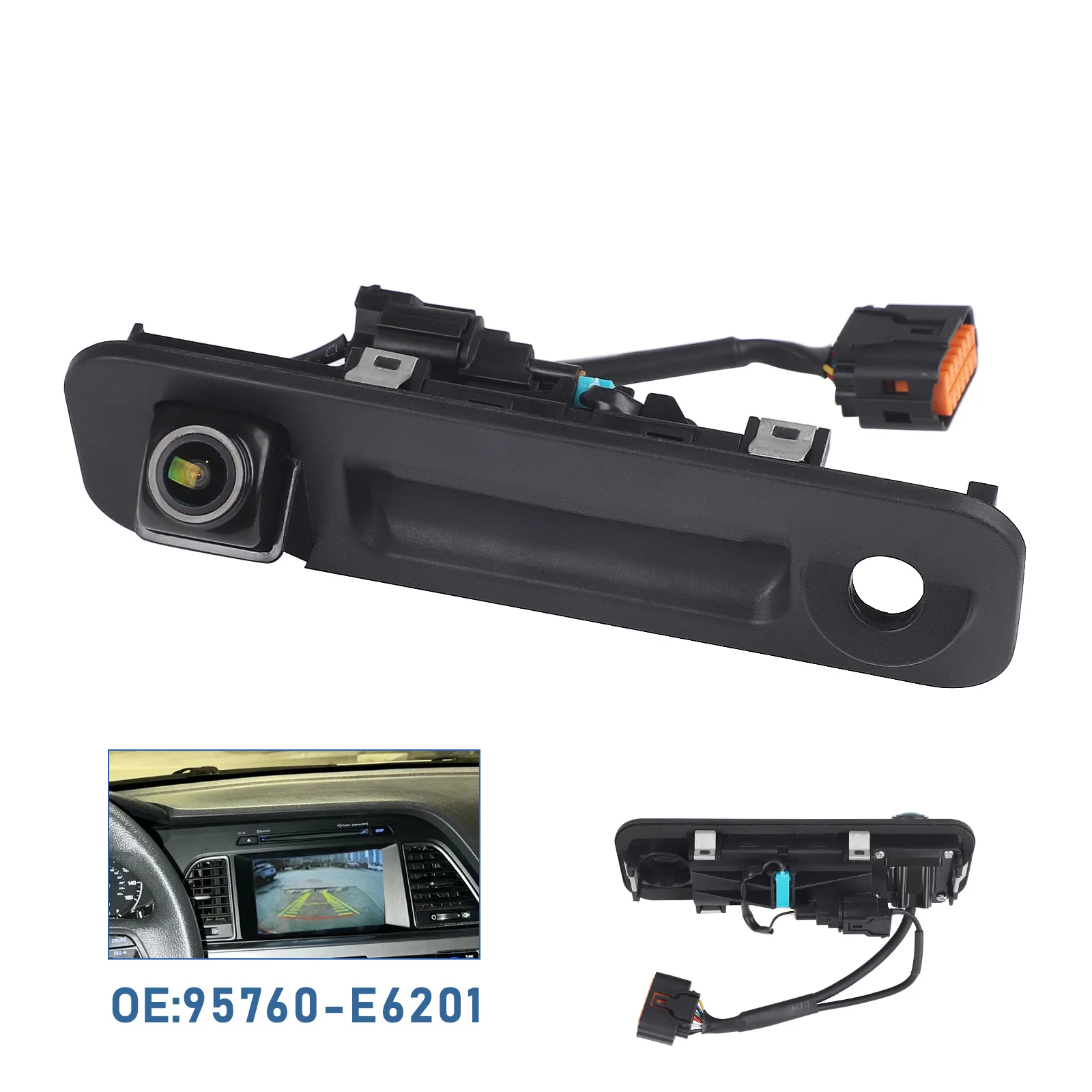 

95760-E6200 Compatible Backup Camera - 95760-E6201 95760-C2101 GreenYi New for Hyundai Sonata (2015-2017) Reverse Park Assist