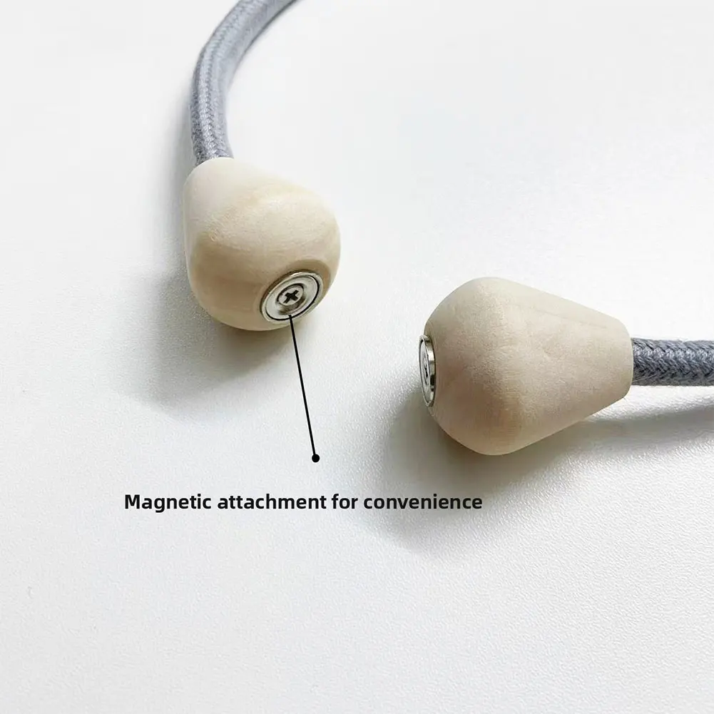 Curtain Tiebacks 50cm Adjustable Magnetic Closure Nordic Style No Drill Needed for Cotton Polyester Curtains For Home Decor Use