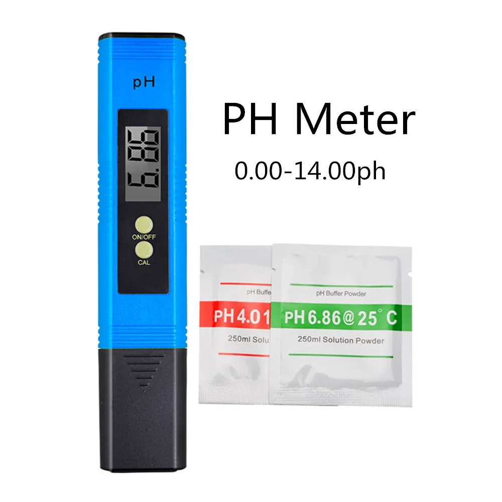 High Accuracy PH Meter Digital Water Quality Tester 0-14 PH Tester 0-9990ppm TDS/EC LCD Water Purity PPM Aquarium Pool Filter