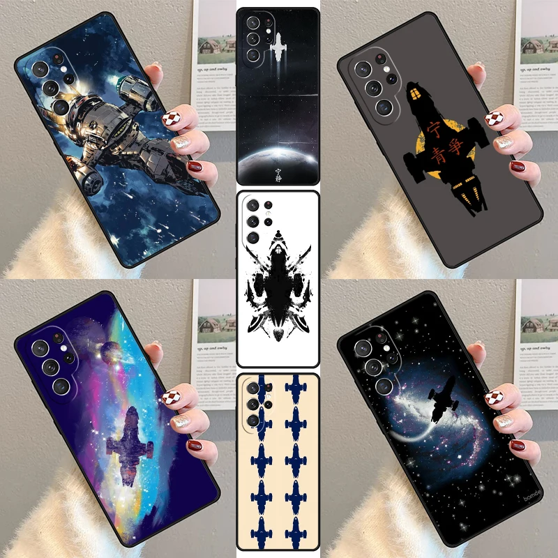 Firefly Serenity TV Phone Case For Samsung Galaxy S23 S21 S20 FE S24 S22 Ultra Note20 S10 S9 S8 Plus Silicone Cover