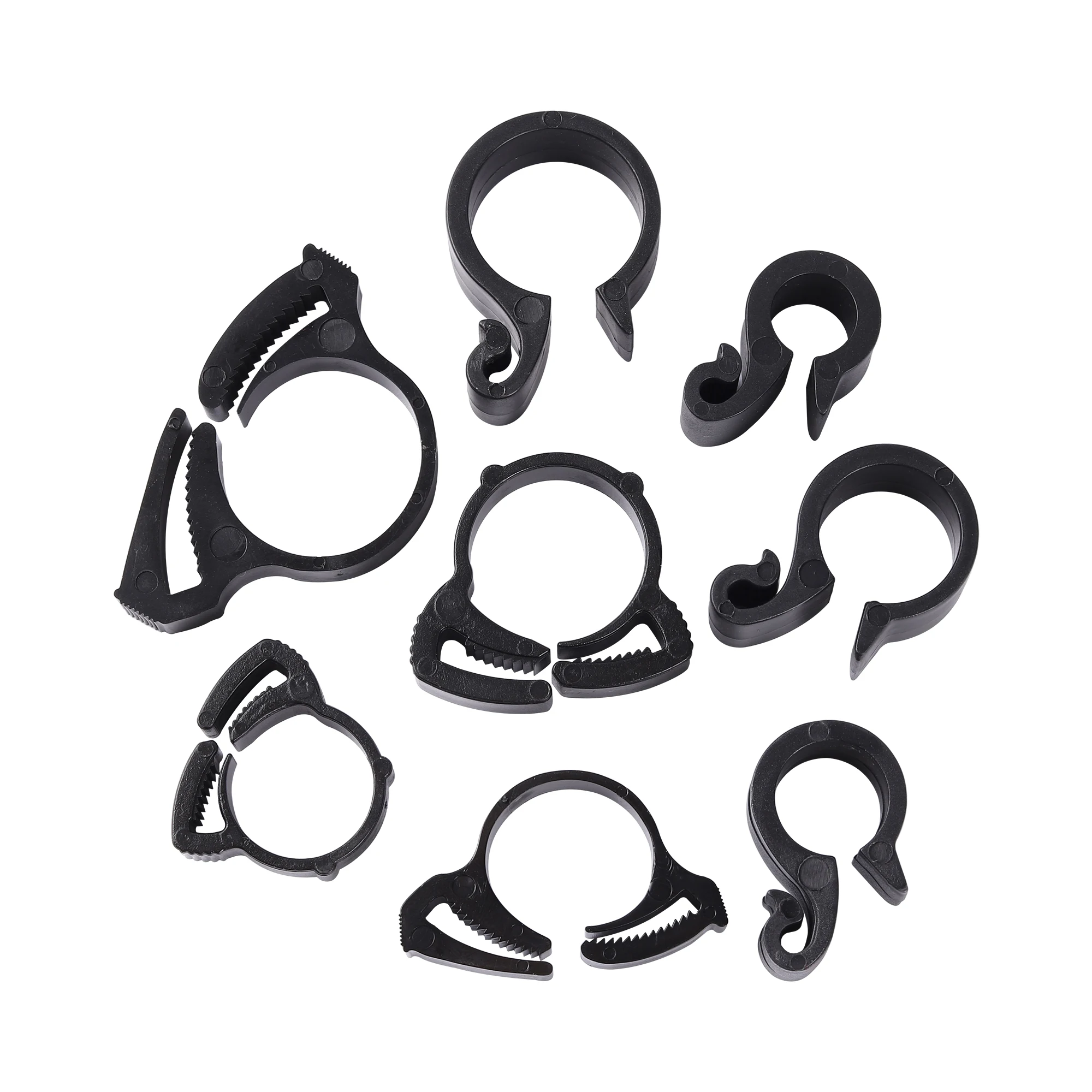 5pcs Pipe Fixing Fasteners Plastic Cable Clamp Hose Clamp Pipe Clamp Hose Connection Fastener Buckle Irrigation System Pipe Clam