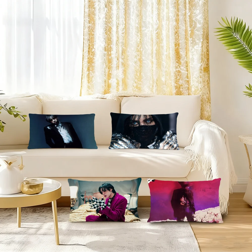 D-DPR Singer I-Ian Saint cushion cover Rectangle Pillow Case Printing Bedside Sofa Room Home Decoration Pillowcase