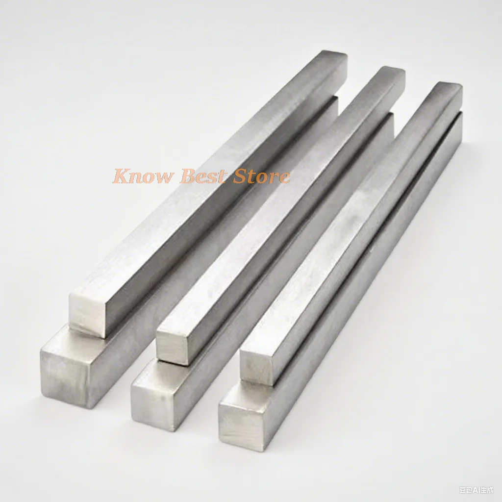 304 Stainless Steel Square Bar 1.5/2/2.5/3/3.5/4/5/6/7/8/9/10-20mm Small Steel Bar Length 500mm