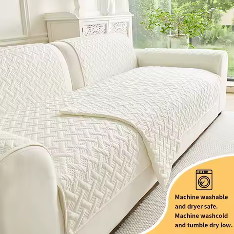 1PC-2025 new grid straight row high-end sofa cushion with all season universal anti slip high-end cushion