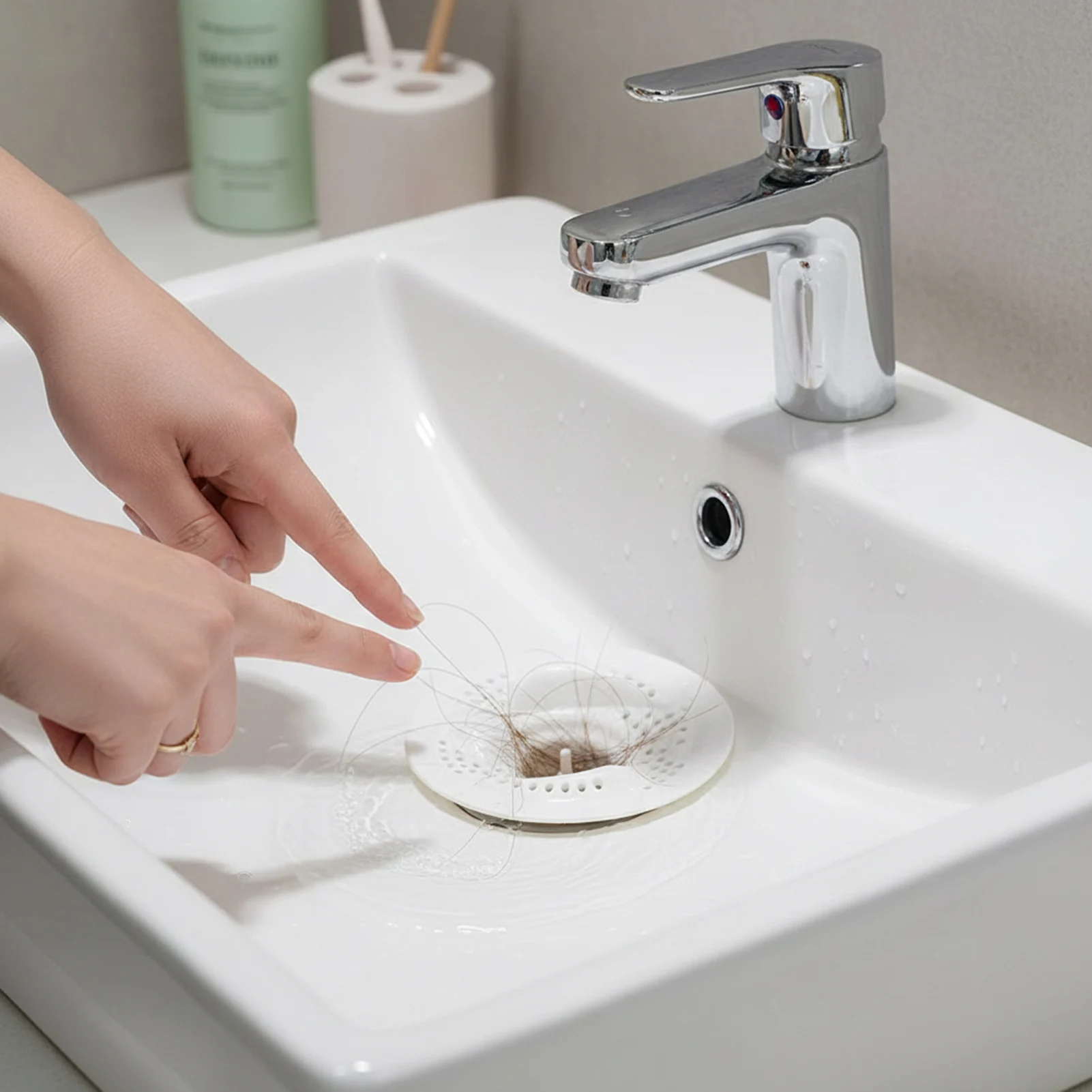 

Фильтр-сетка для слива раковины, предотвращающий засорение волосами, для ванной комнаты, защита от засоров