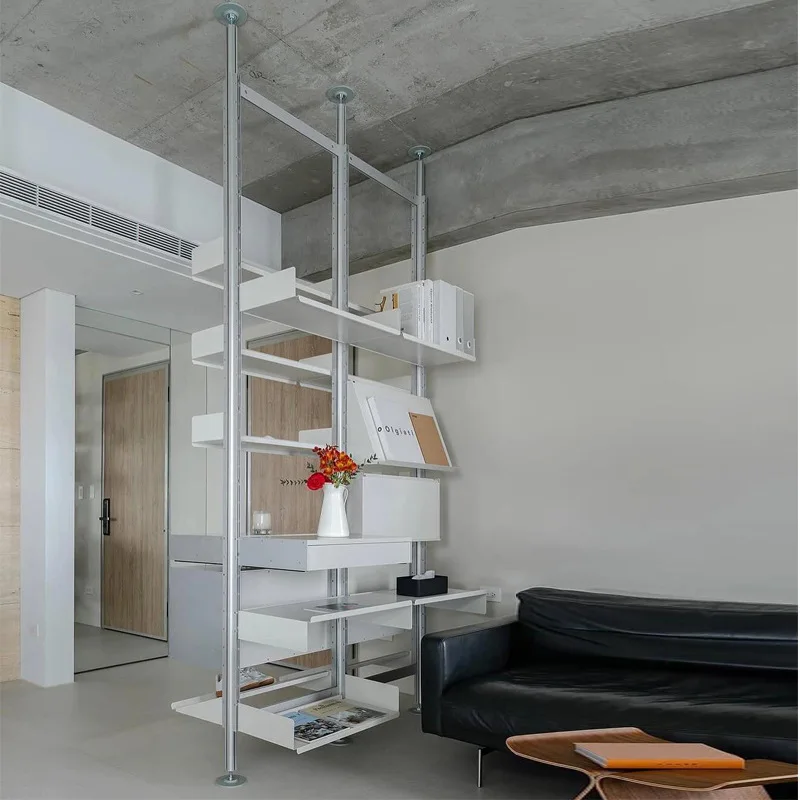 

Minimalist display racks, metal shelves, shelf display racks