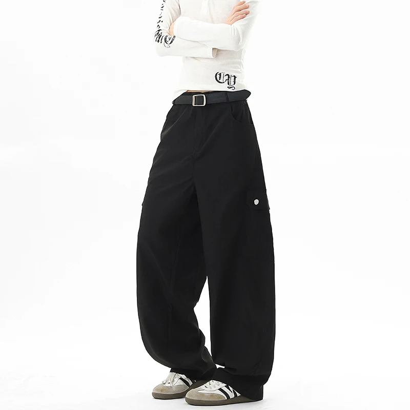 Рабочие брюки-карго, мужские свободные широкие брюки, модные повседневные брюки с несколькими карманами, осенне-весенний дизайн Sensation