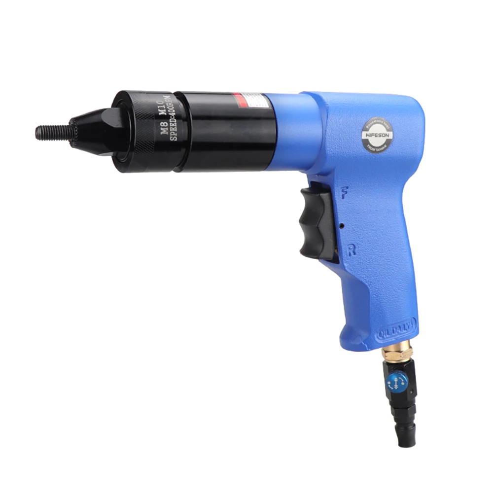 HIFESON pneumatico rivetto pistola dadi rivettatrice aria rivetto dado strumento inserto automatico dado pistola M3 M4 M5 M6 M8 M10 M12 viti installazione