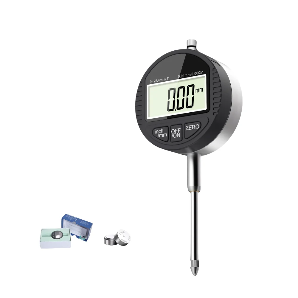 High precision digital dial indicator micrometer 0-12.7mm 0-25.4mm RS232 Port To PC