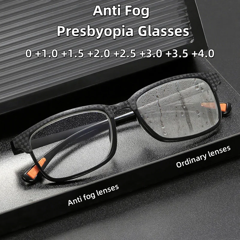 

Ultra Light Anti Fog Presbyopia Glasses Men's Anti Fog High-definition Simple and Comfortable Anti Blue Light Goggles