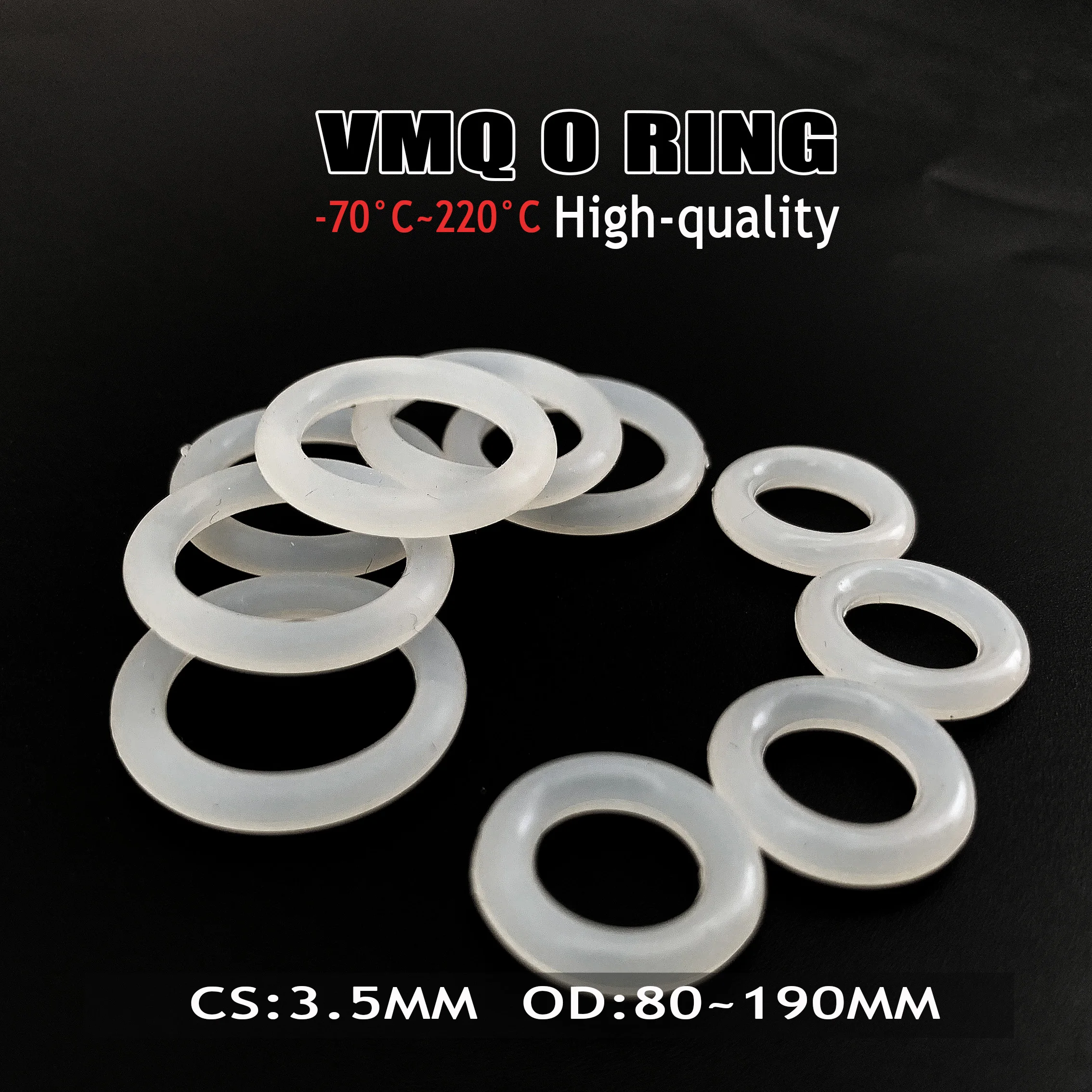 10Pcs Silicone Ring…