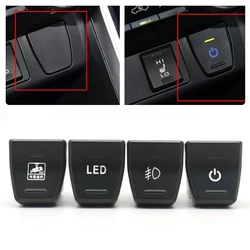 1PC Car LED Light Front Fog Light Power Camera Switch Button for Toyota RAV4 5th XA50 2019 2020 Accessories