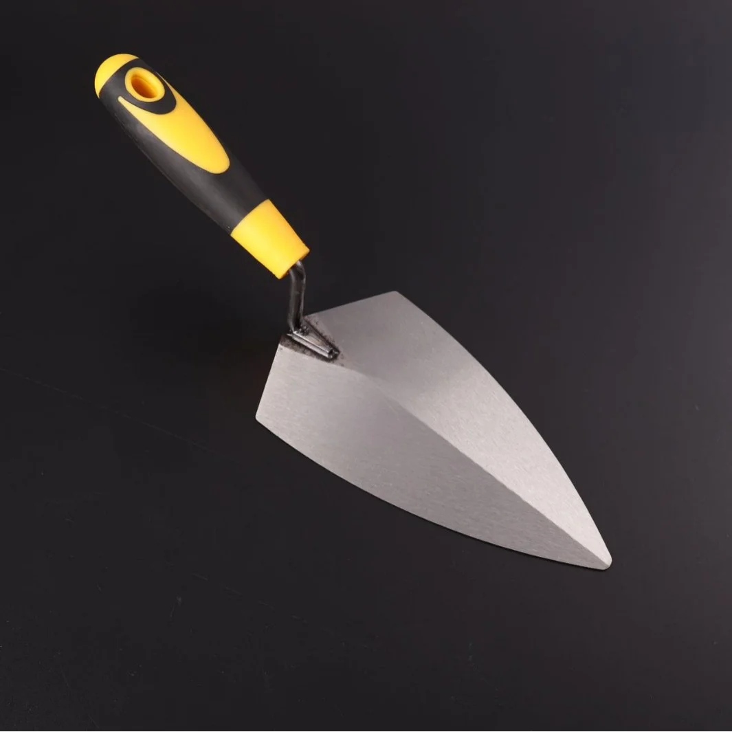 2pcs Concrete Trowel Stainless Steel Pointing Measuring Trowel Construction Concrete Masonry Finishing Tool Plastering Trowel