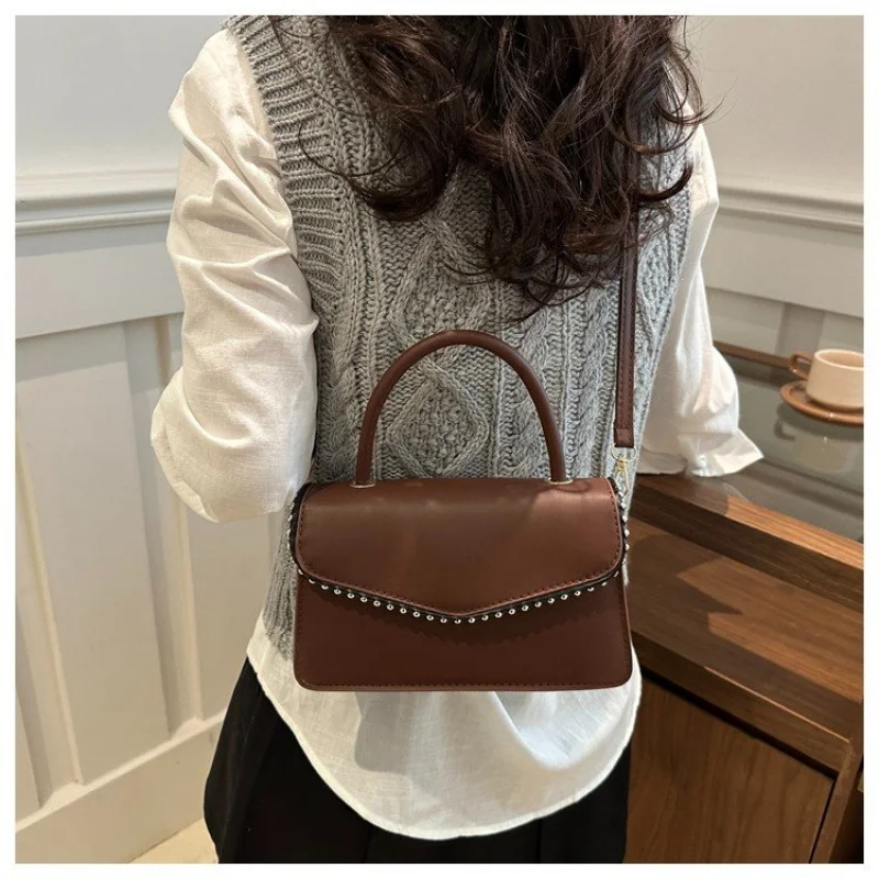 

Элегантная кожаная женская большая сумка, элитная роскошная брендовая известная дизайнерская модная винтажная повседневная сумка для поездок на работу ​