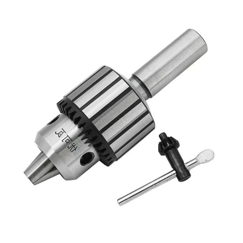 Milling Machine C20 Straight Shank Wrench Drill Clamp 1-10 1-13 3-16 5-20 Drill Chuck Set Shank Assembly High Precision view 2