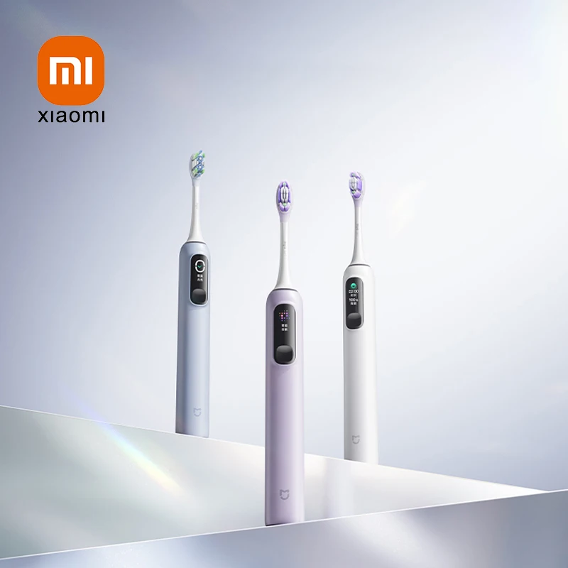 

XIAOMI Mijia Sonic Sweep Вибрационная зубная щетка Pro MES610, амортизирующая умная щетка для чистки зубов, ЖК-дисплей, 4 режима, 2 головки