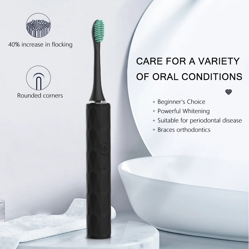 بالموجات فوق الصوتية مبيضة أسنان الأسنان تبييض الأسنان الكهربائية حساب التفاضل والتكامل مزيل فرشاة تنظيف الوجه العناية بالفم فرشاة الأسنان...