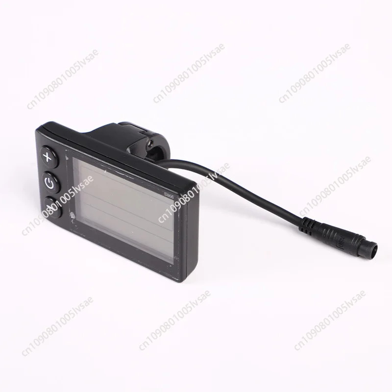 36V48V250W350W electric bicycle mountain bike lithium battery controller S866 horizontal screen LCD instrument help