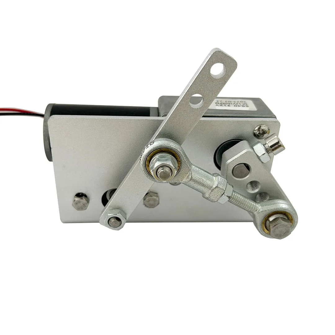 DIY 12V Swing Reciprocating Actuator with Power Adapter Worm Gear Motor Roboter Drive Arm