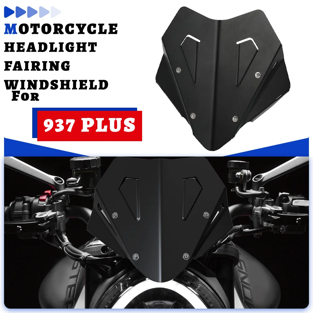 

For DUCATI MONSTER 937 Plus 2021 2022 2023 2024 MONSTER937 Moto Accessories Windshield Windscreen Headlight fairing Windshield