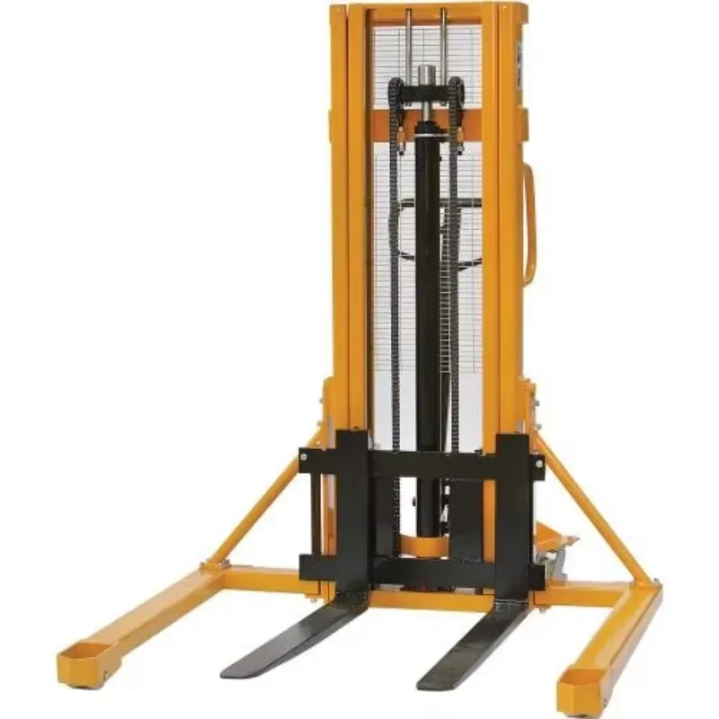 1000kg/1500kg/2000kg/3000kg straddle  hand pallet stacker/manual forklift