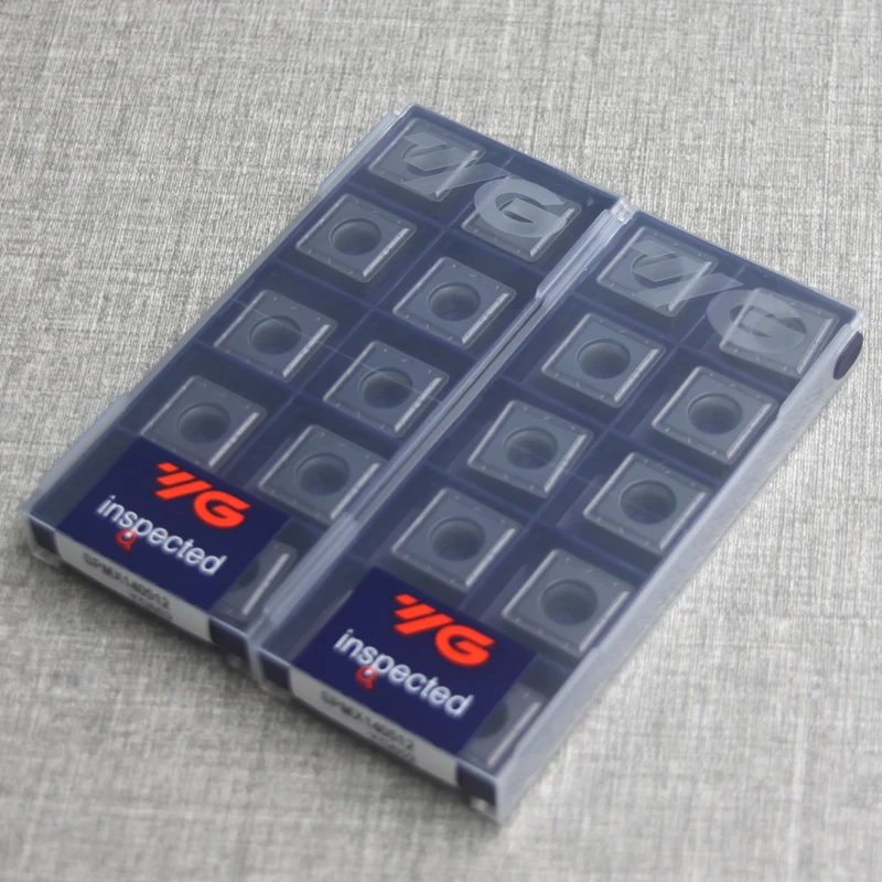 10pcs YG 100% Original SPMX SPMX050204 SPMX060204 SPMX07T308 SPMX090408 SPMX110408 SPMX140512 ST YG602 CNC Square Drill Inserts