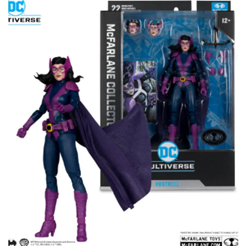 Original Mcfarlane Toys DC Multiverse Huntress (el nuevo 52) 18cm edición coleccionable figura modelo muñeca de acción Decoración