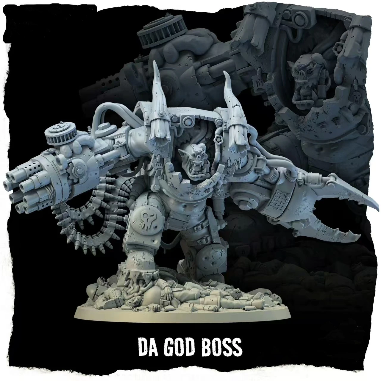 Resin Kit Wargame 28523 Orc Bone Uncle