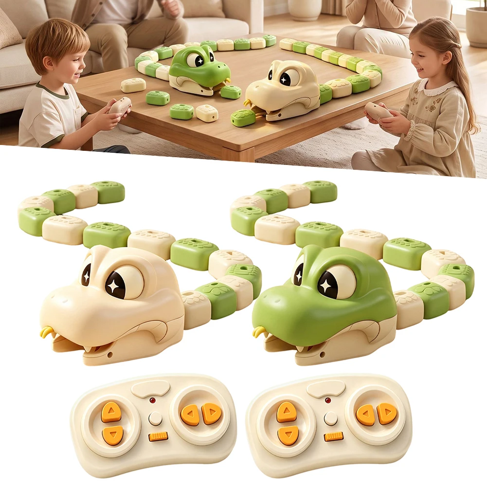 RC Animal Robot Antistress Greedy Snake Toys Simulation 2 Players Battle InteractiveGame Electric Educational Toy for Children