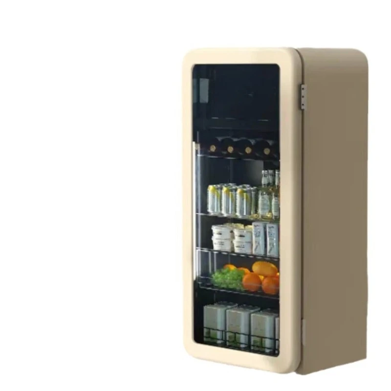 

Бытовая гостиная, ретро-холодильник, шкаф для хранения свежести, ледяной бар SC-168RD-S, цвет чая с молоком