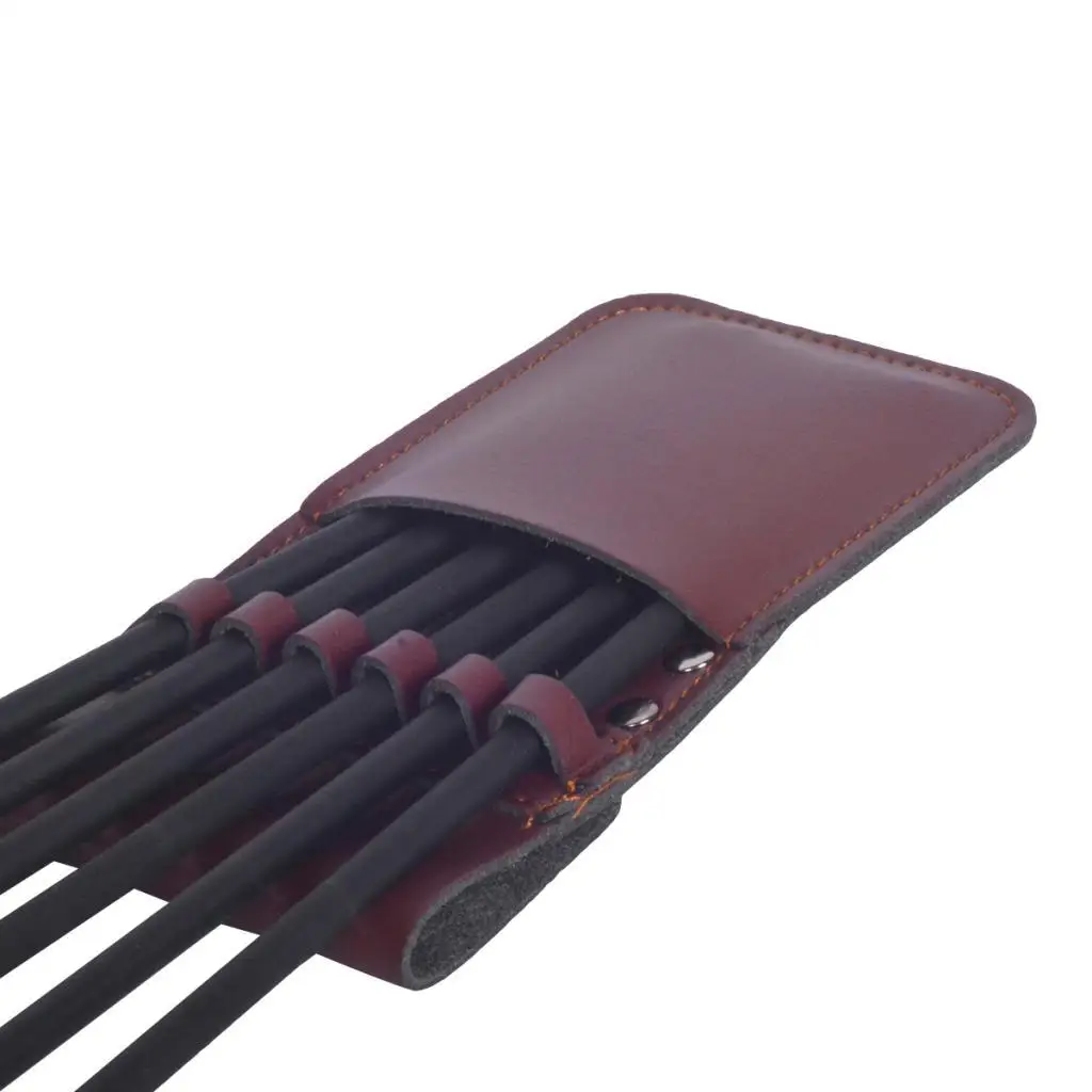 

Кожаный колчан для стрел из ПУ с креплением на ремень для хранения стрел, для охоты и активного отдыха на природе