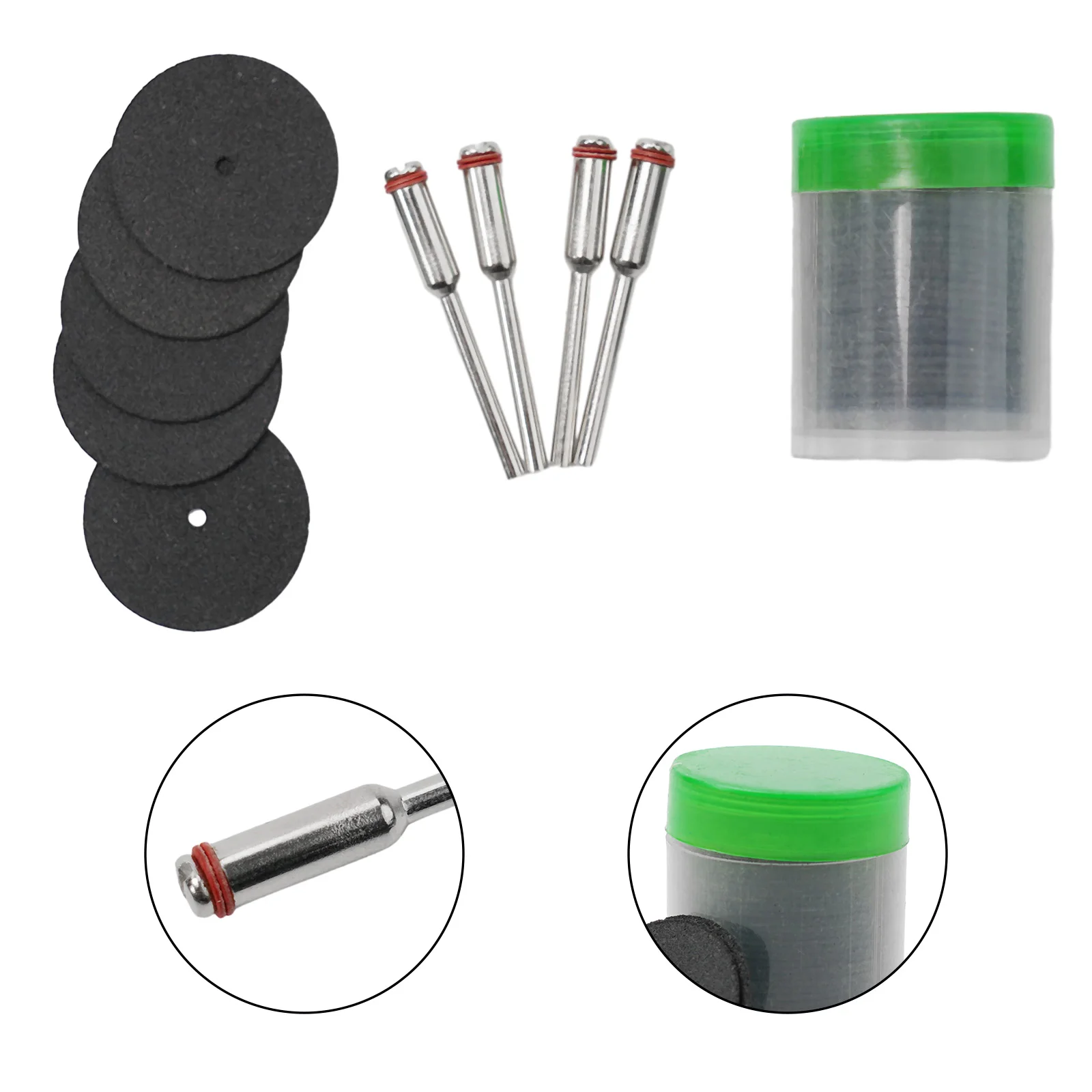 Precise and Efficient Cutting Solution, 40pcs Circular Saw Blade Set for Rotary Tools, for Metal/Plastic/Fiber/Wood Cutting
