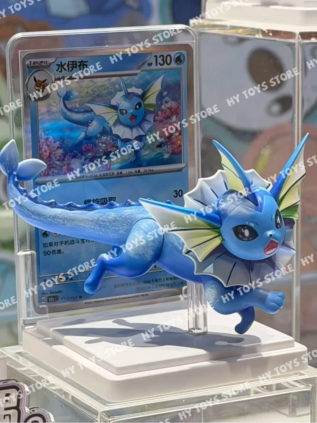 New In Stock Pokemon Dream Painting Collection 151 Figure Full Set Vol.3 Booster Pack PTCG Eevee Figurine Sylveon Icons Box Gift