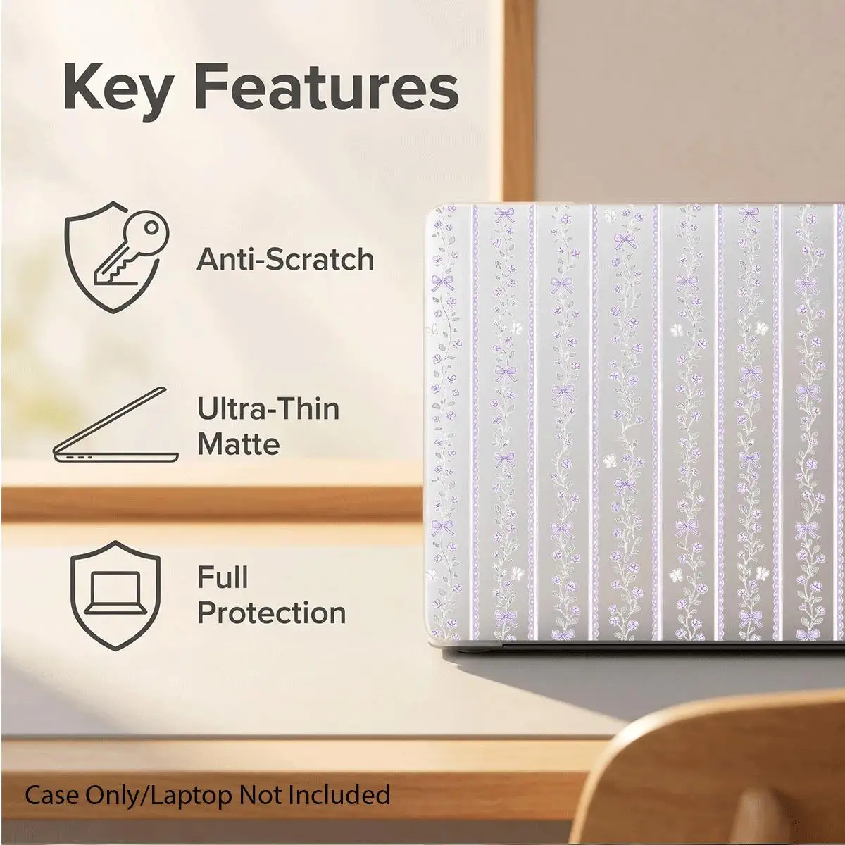 Case for MacBook,compatible with 13 Neo/13.3 Air/13.3 Pro/13.6Air/14.2 Pro/15Air/16.287Pro