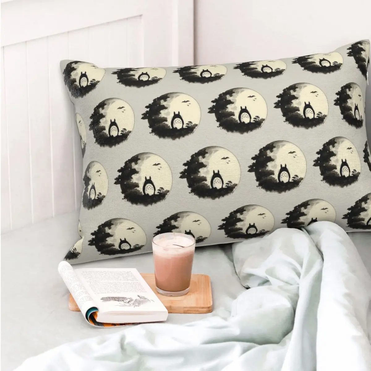 

Темный Ghibli аниме мультфильм манга прямоугольная наволочка наволочка декоративная спальня кровать домашний комфорт пледы подушка