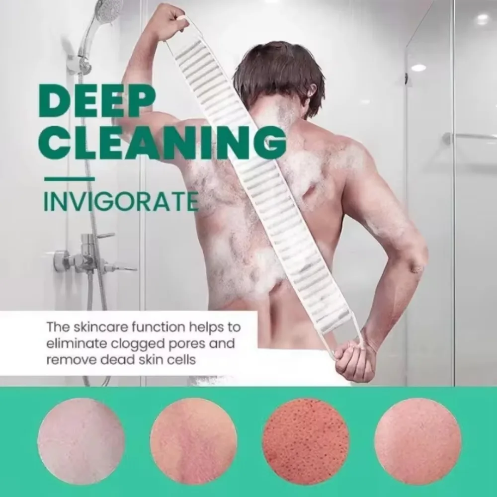 Doccia Esfoliante Scrubber per la schiena Cintura da bagno Asciugamano Palla Guanto Fango profondo Pulito Coreano Panno per il corpo Scrub