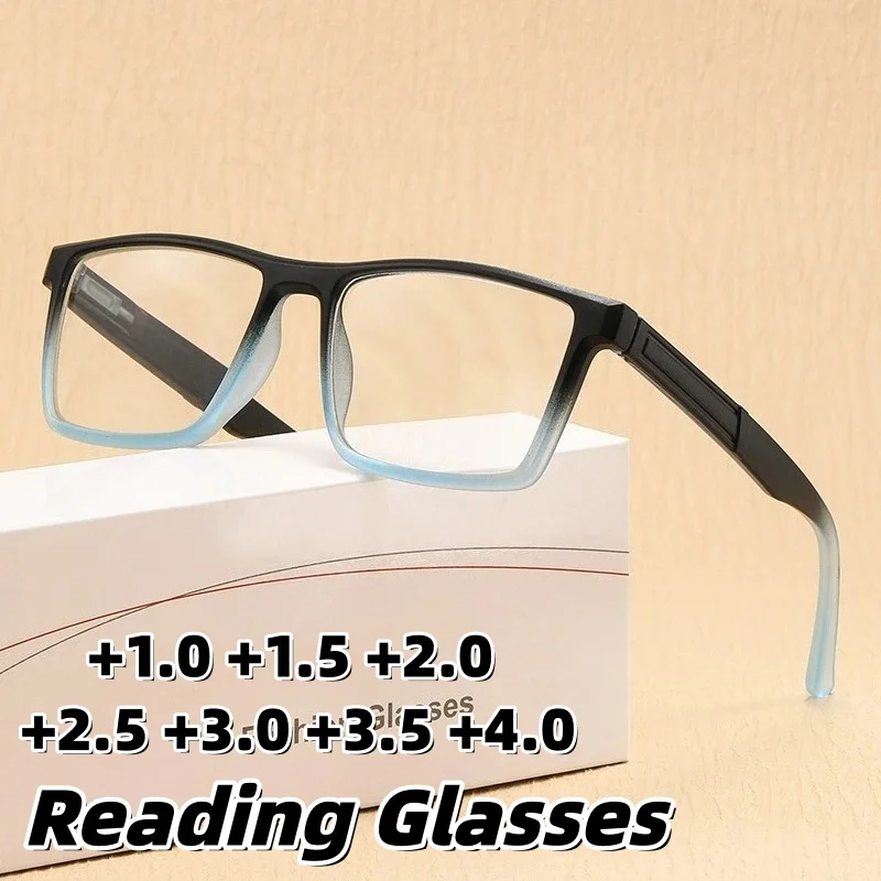 

New Fashionable Anti-Blue Light Presbyopia Eyewear Retro High Definition Reading Glasses Unisex Diopter +1.0 To +4.0