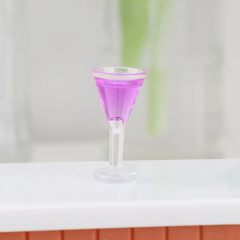 10Pcs Miniature Wine Cup Beer Mug Wine Bottle Resin Model Dollhouse For Furniture House Decor Toy