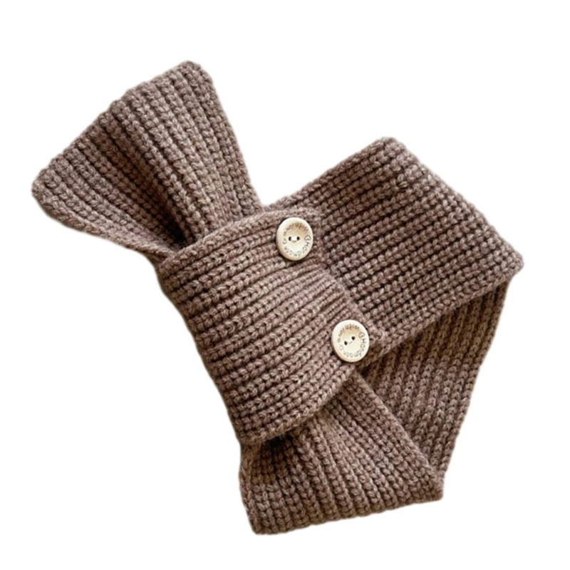 Warm & Stylish Knitted Baby Scarf Versatile Kids Scarf Adjustable Toddler ScarfColorful Accessory for Boys & Girls Gift