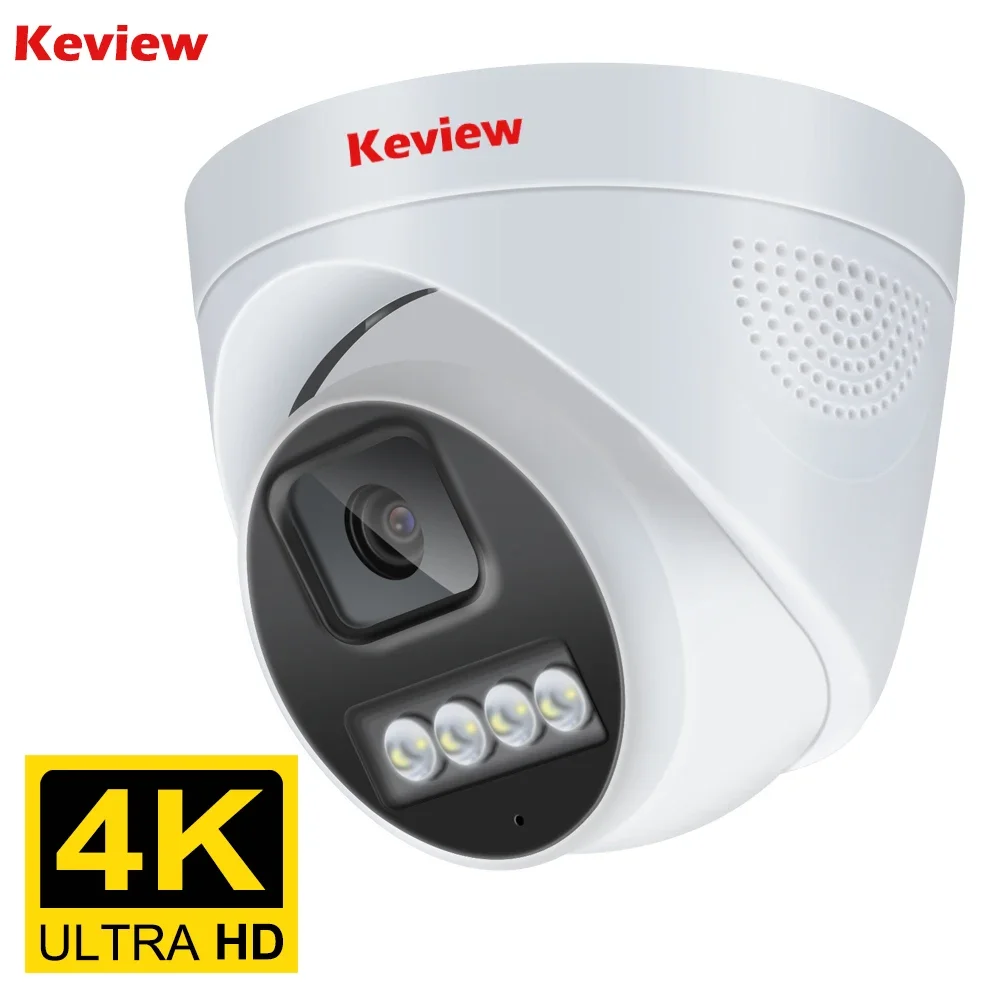 

4K 8MP 4MP POE IP-камера Аудио Открытый H.265 Onvif Широкоугольный 2,8 мм AI Цвет ночного видения CCTV Видеонаблюдение Безопасность