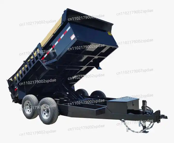8 Ton Tipping Trailer with Hydraulic Dump for Farm Use and Attachment to Tractor Core Component Motor
