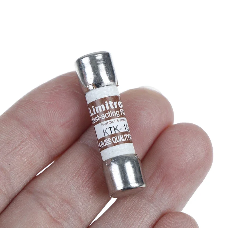 

Multimeter fuse 15A 600V fast acting fuse KTK-15 10X38MM